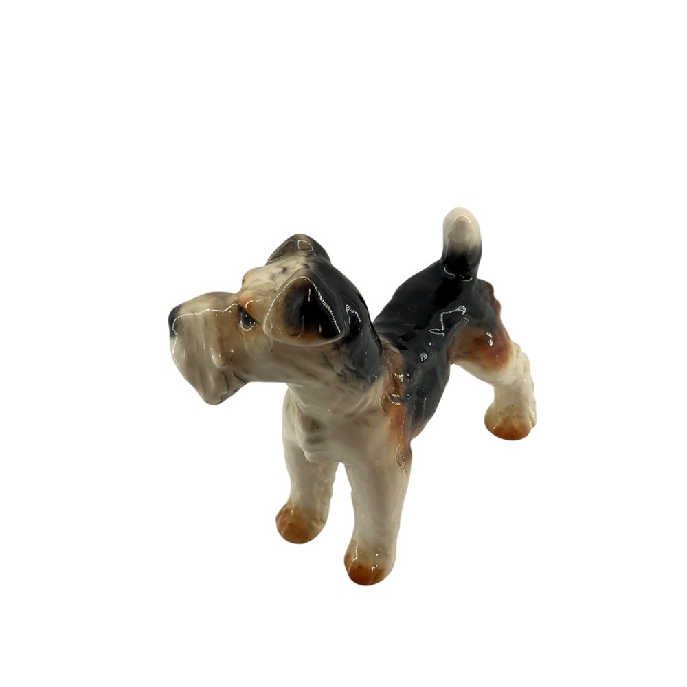 vtg GOEBEL Wire Haired Fox Terrier Dog Figurine W. Germany #32 1972- 1978 Glossy - Picture 3 of 9